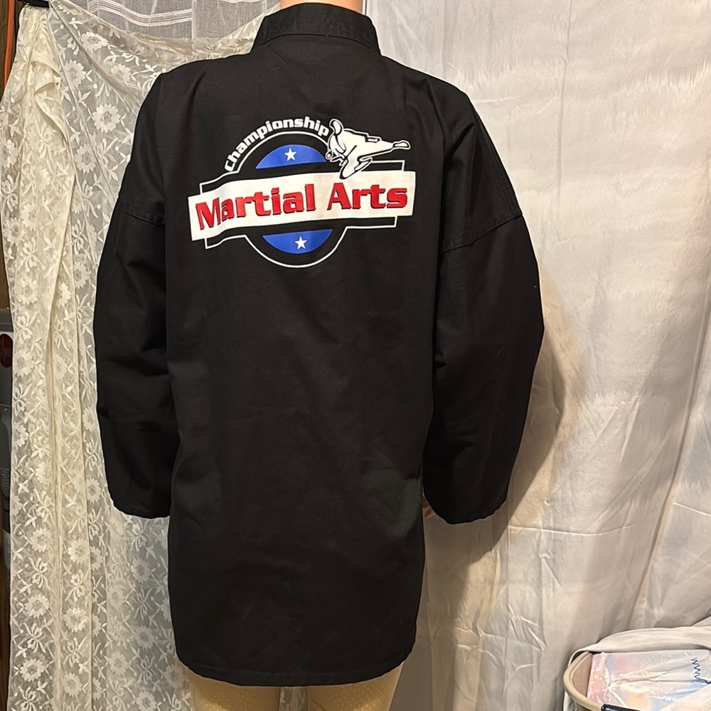 Century Martial Arts Black Jacket with Logo Detail